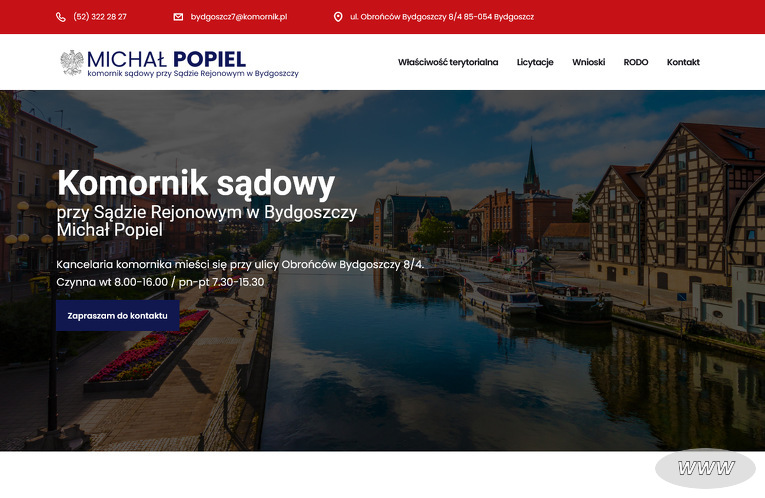 Komornik sądowy Michał Popiel