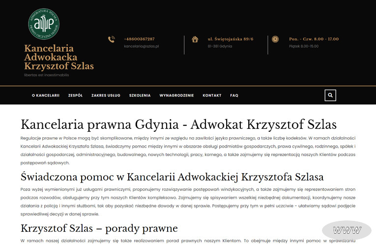 Kancelaria Adwokacka Krzysztof Szlas